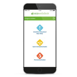 EcoWebDesk-app voor arbeidsveiligheid en milieubescherming