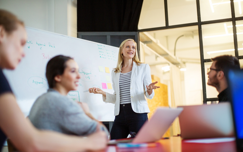 Veiligheidskundigen die aan een materialiteitsanalyse werken 