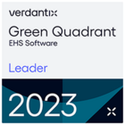 Named a "Leader" in the Verdantix Green Quadrant EHS Software Report 2023