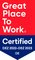Gecertificeerd als "Aantrekkelijke werkgever" door Great Place to Work® Gecertificeerd als "Aantrekkelijke werkgever" door Great Place to Work®